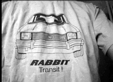 My Rabbit Transit shirt bought at Bug Jam 98